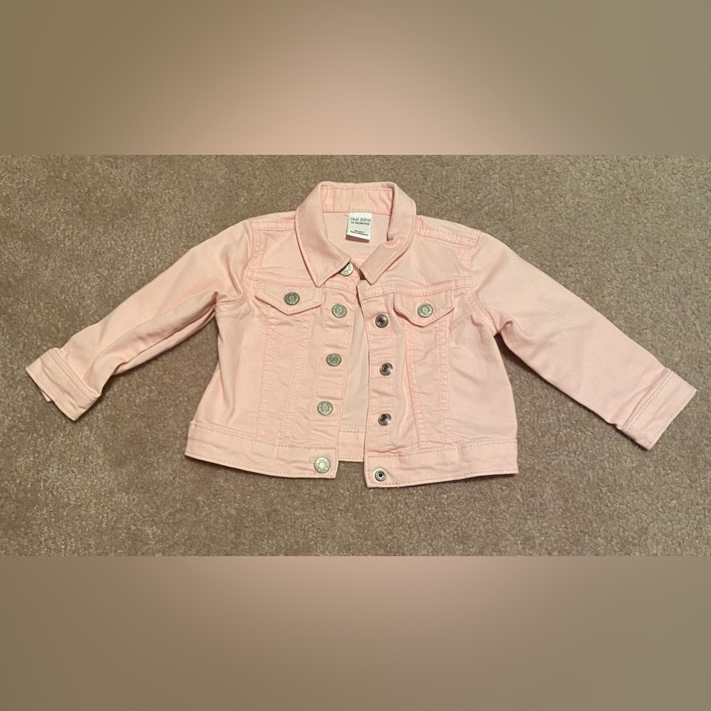 Pink jean jacket